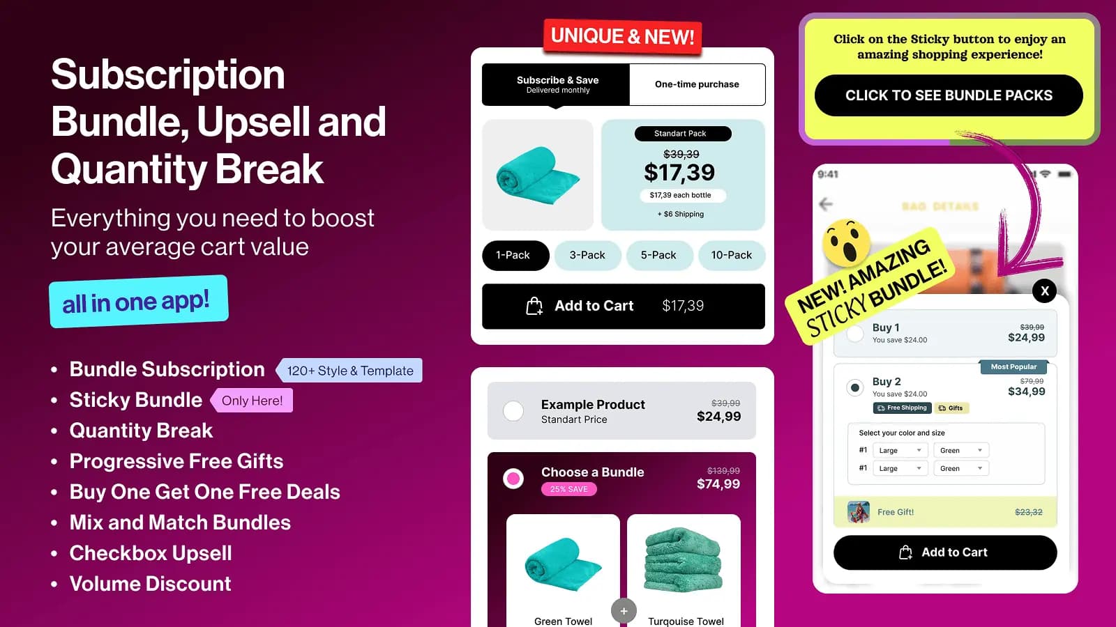 V Bundles App Screenshot - Volume Discounts and Quantity Breaks